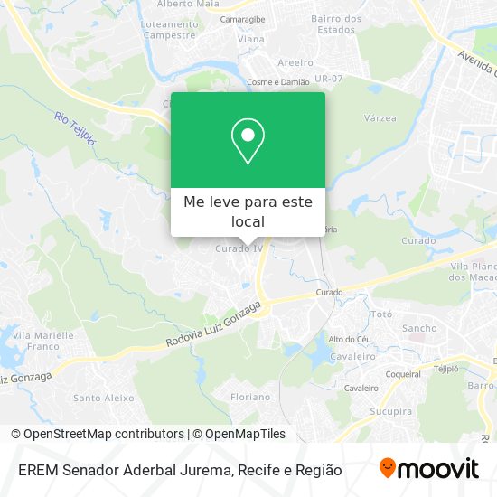 EREM Senador Aderbal Jurema mapa