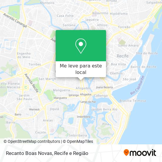 Recanto Boas Novas mapa