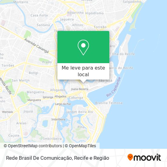 Rede Brasil De Comunicação mapa