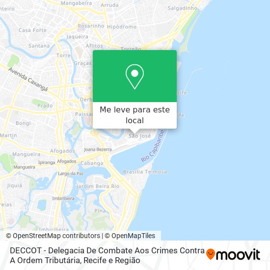 DECCOT - Delegacia De Combate Aos Crimes Contra A Ordem Tributária mapa