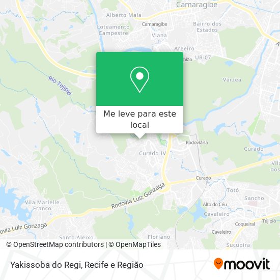 Yakissoba do Regi mapa