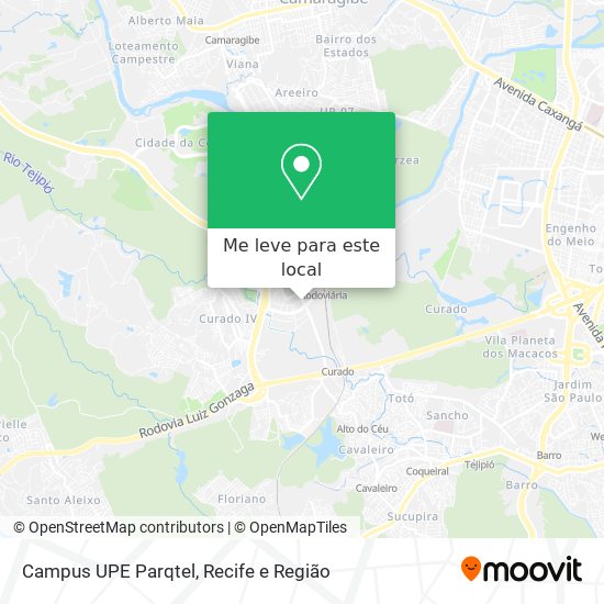 Campus UPE Parqtel mapa