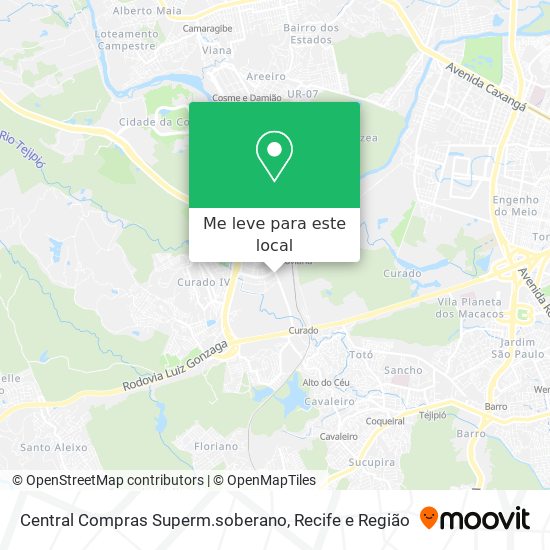 Central Compras Superm.soberano mapa