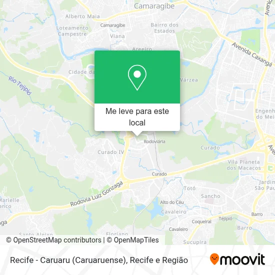 Como chegar até Recife - Caruaru (Caruaruense) em Várzea de ônibus ou ...