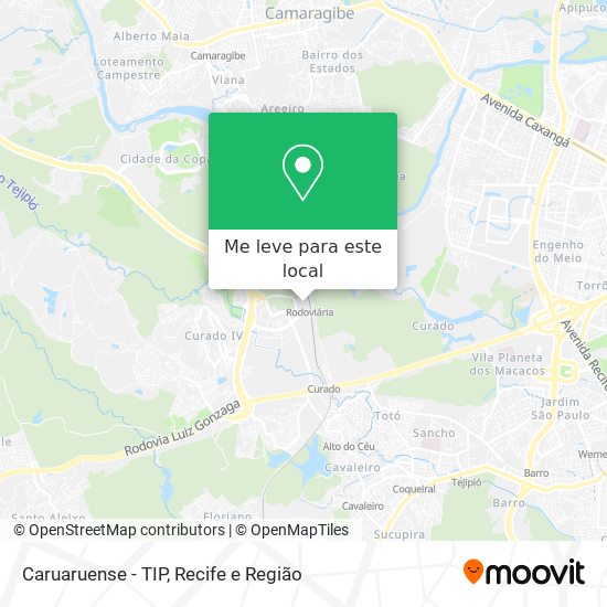 Caruaruense - TIP mapa
