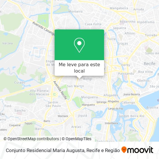 Conjunto Residencial Maria Augusta mapa