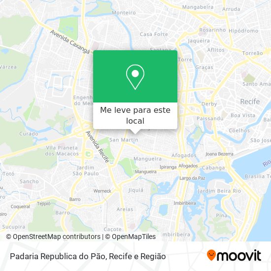 Padaria Republica do Pão mapa