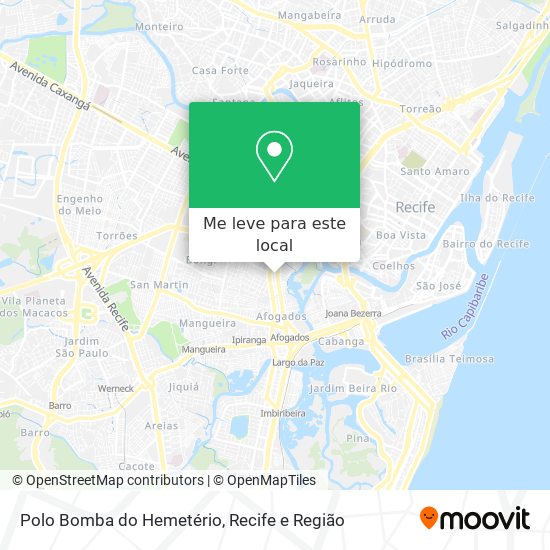 Polo Bomba do Hemetério mapa