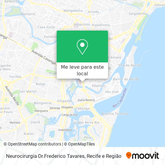 Neurocirurgia Dr.Frederico Tavares mapa