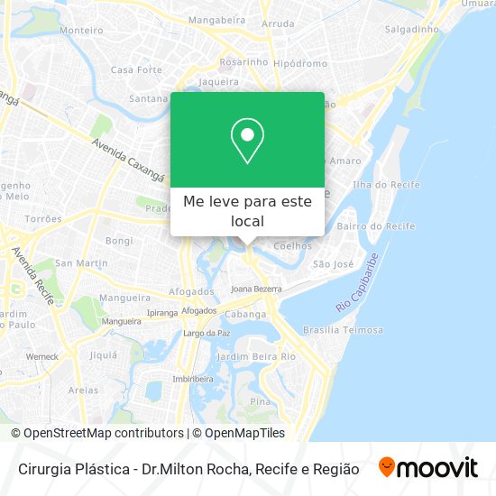 Cirurgia Plástica - Dr.Milton Rocha mapa