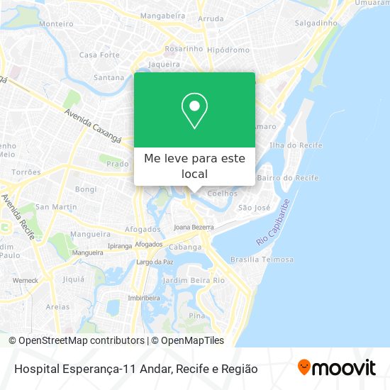 Hospital Esperança-11 Andar mapa