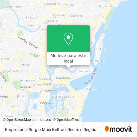 Empresarial Sergio Maia Beltrao mapa