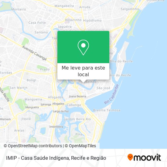 IMIP - Casa Saúde Indígena mapa