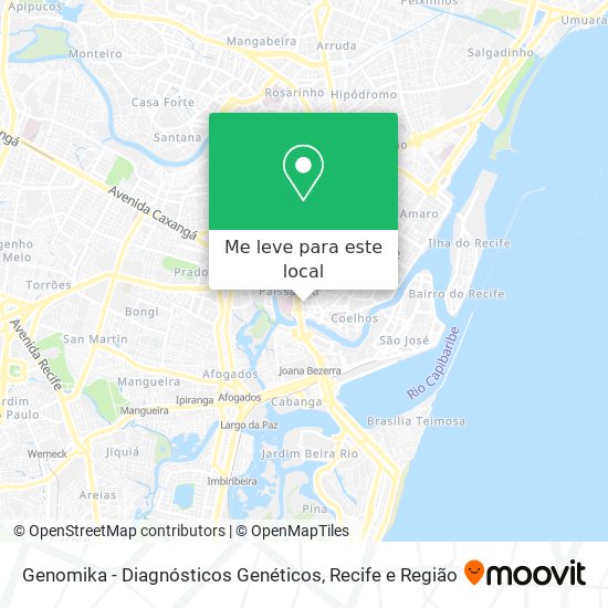 Genomika - Diagnósticos Genéticos mapa