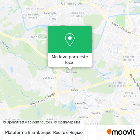 Plataforma B Embarque mapa
