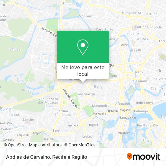 Abdias de Carvalho mapa