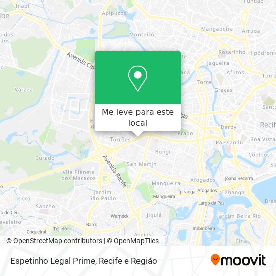 Espetinho Legal Prime mapa