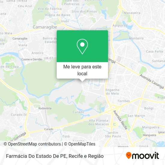 Farmácia Do Estado De PE mapa