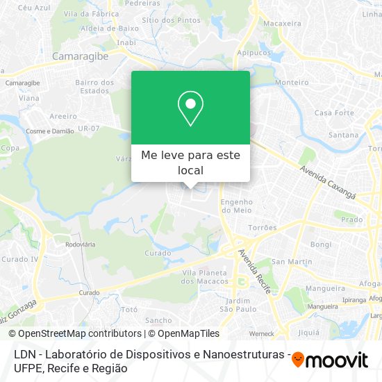 LDN - Laboratório de Dispositivos e Nanoestruturas - UFPE mapa