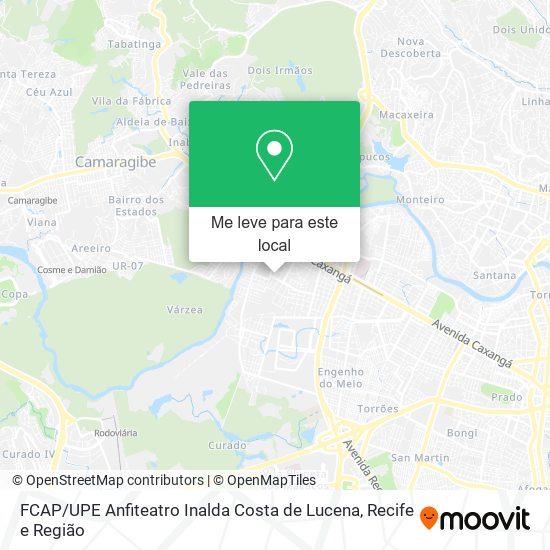 FCAP / UPE Anfiteatro Inalda Costa de Lucena mapa