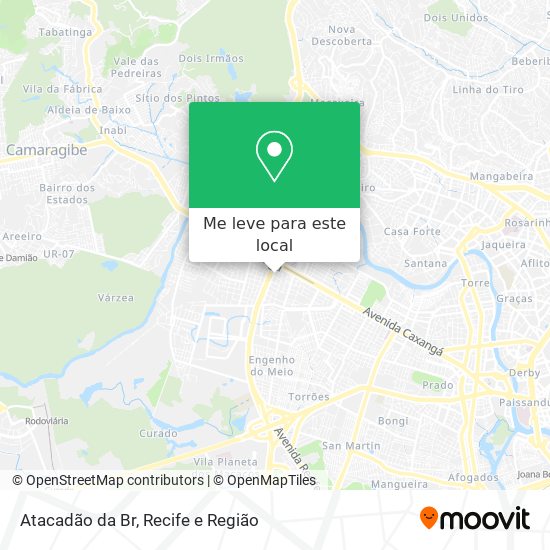 Atacadão da Br mapa