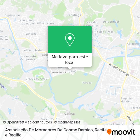 Associação De Moradores De Cosme Damiao mapa