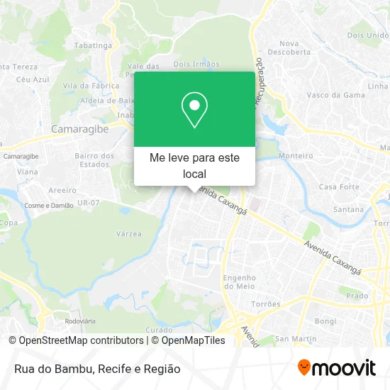 Rua do Bambu mapa