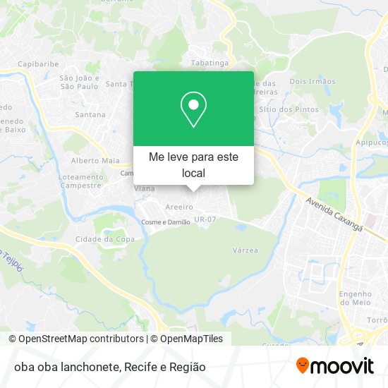 oba oba lanchonete mapa