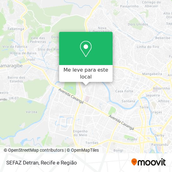 SEFAZ Detran mapa