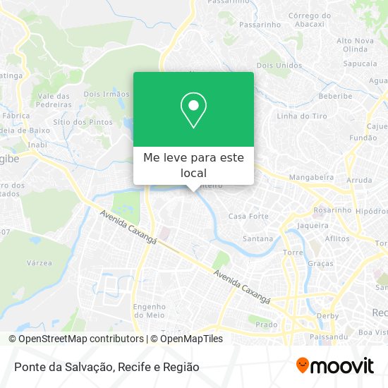 Ponte da Salvação mapa