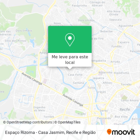 Espaço Rizoma - Casa Jasmim mapa