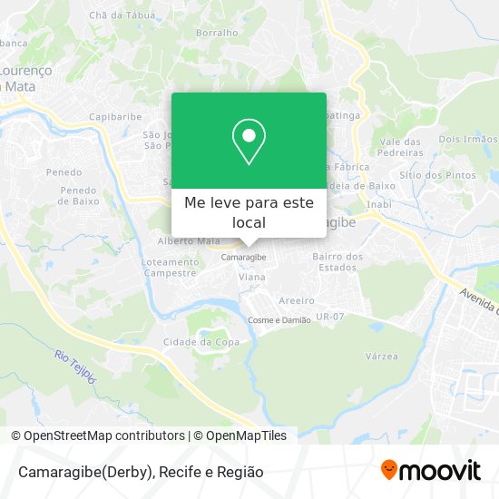 Camaragibe(Derby) mapa