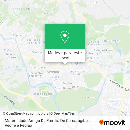Maternidade Amiga Da Familia De Camaragibe mapa