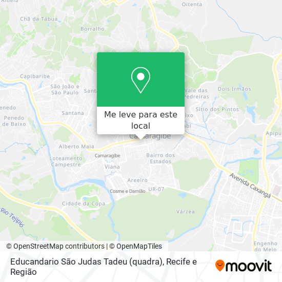 Educandario São Judas Tadeu (quadra) mapa