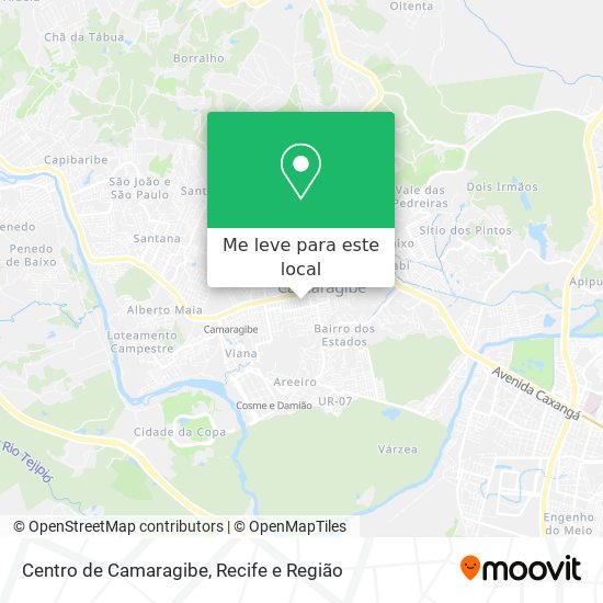 Centro de Camaragibe mapa