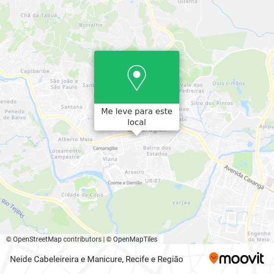 Neide Cabeleireira e Manicure mapa