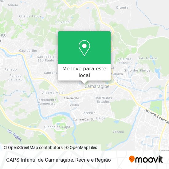 CAPS Infantil de Camaragibe mapa
