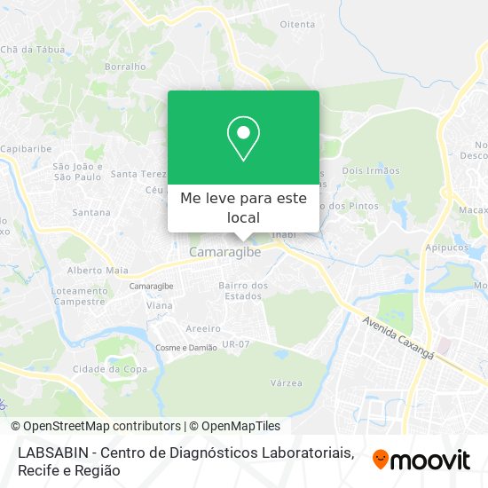 LABSABIN - Centro de Diagnósticos Laboratoriais mapa
