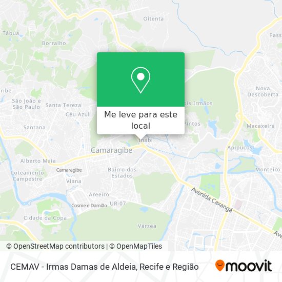 CEMAV - Irmas Damas de Aldeia mapa