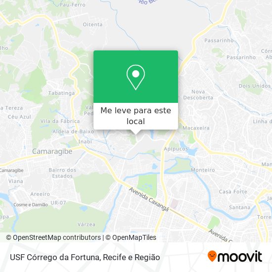 USF Córrego da Fortuna mapa