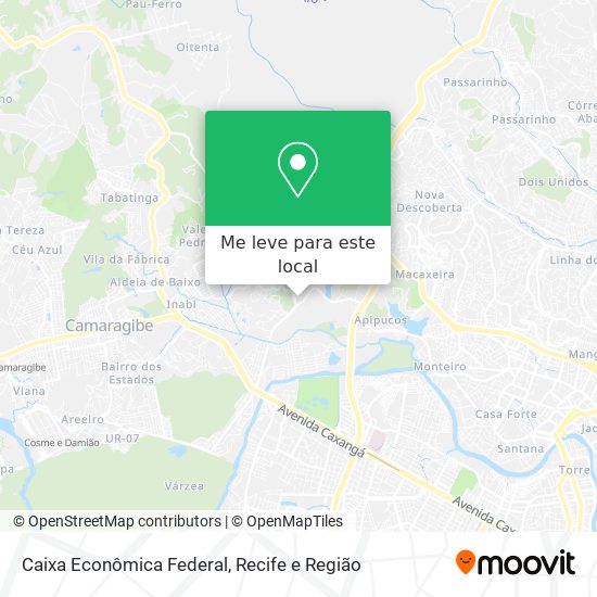 Caixa Econômica Federal mapa