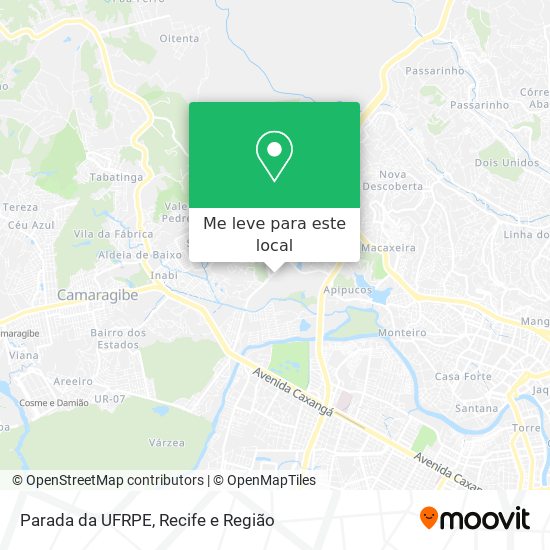Parada da UFRPE mapa