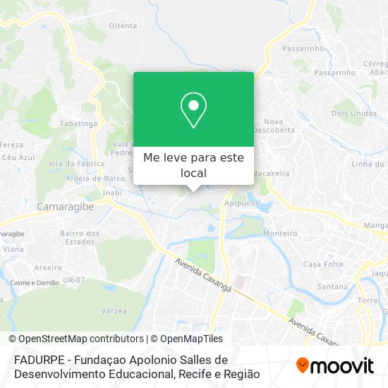 FADURPE - Fundaçao Apolonio Salles de Desenvolvimento Educacional mapa