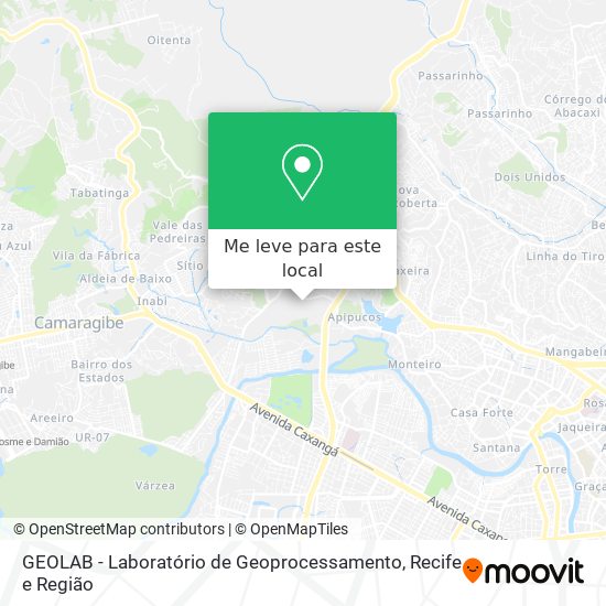 GEOLAB - Laboratório de Geoprocessamento mapa