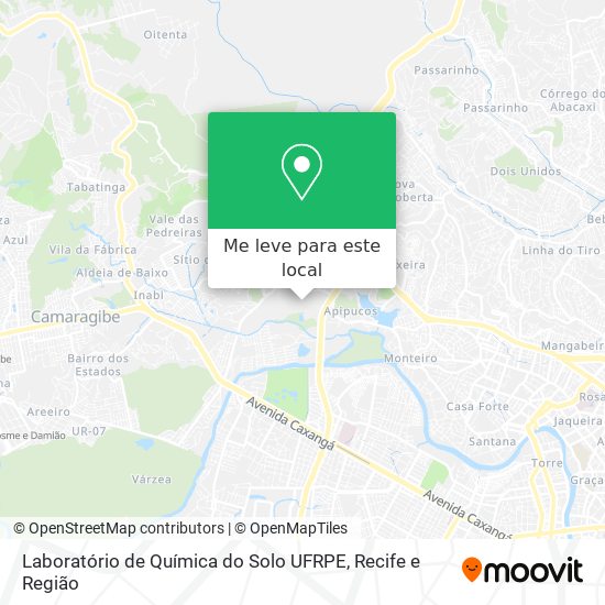 Laboratório de Química do Solo UFRPE mapa