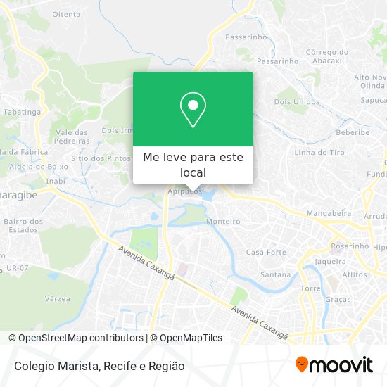 Colegio Marista mapa