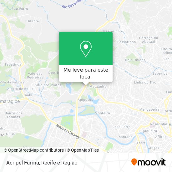 Acripel Farma mapa