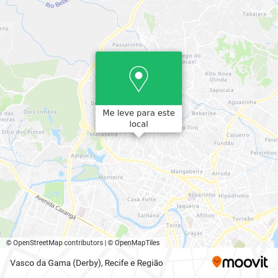 Vasco da Gama (Derby) mapa
