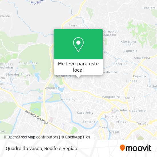 Quadra do vasco mapa