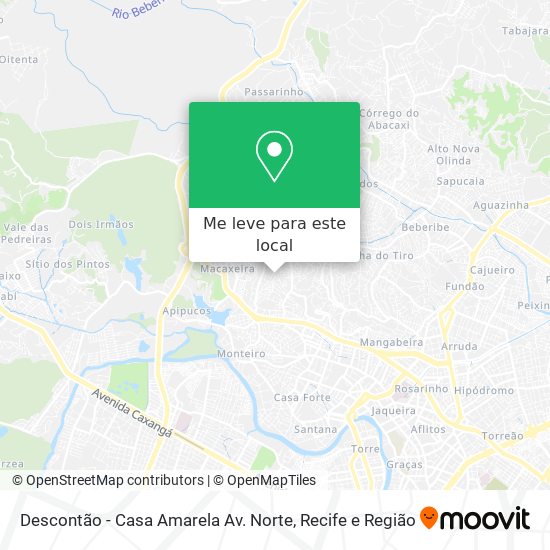 Descontão - Casa Amarela
Av. Norte mapa